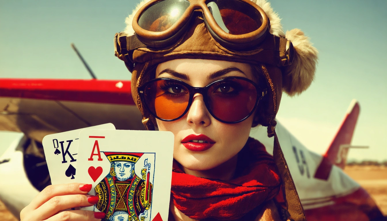 aviator Pin Up